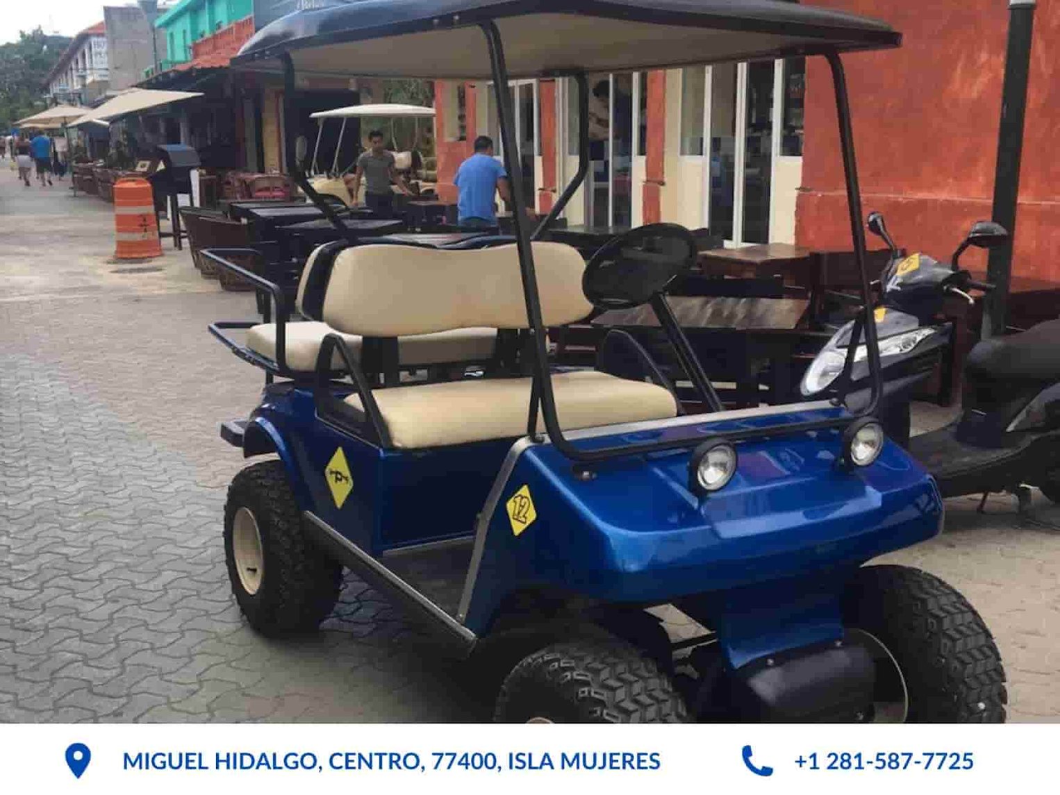 How much does it cost to rent a golf cart in isla mujeres?